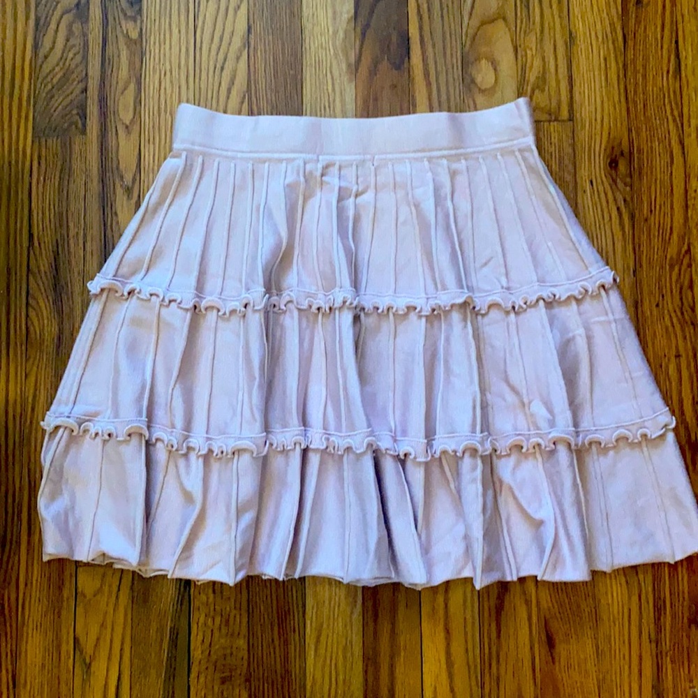 Brand New light Pink Ruffled Skirt